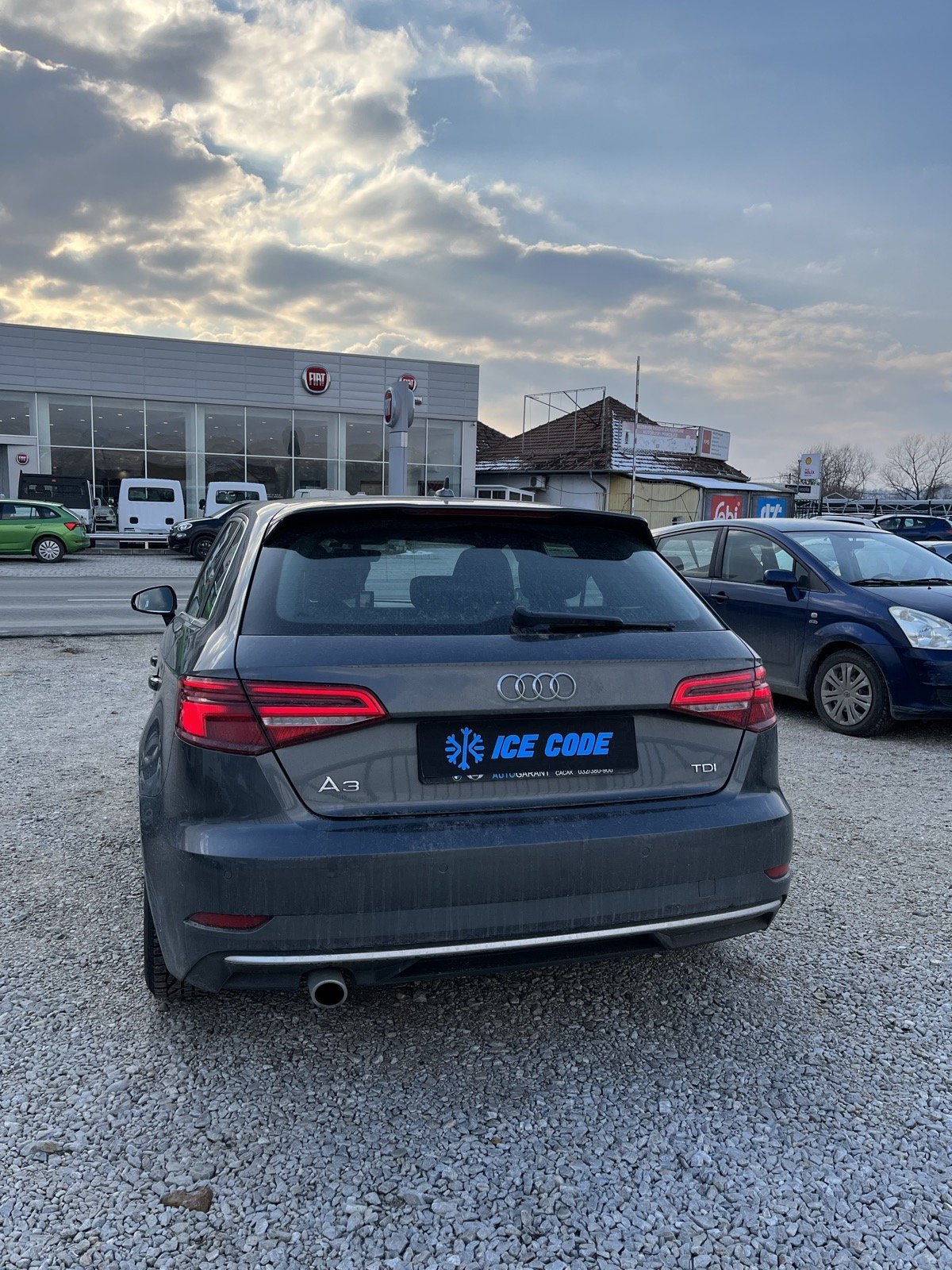 Audi A3 8V 2018 — zadnji ugao