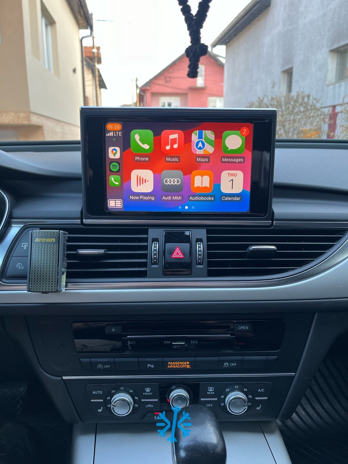 Audi A6 — Apple CarPlay ekran